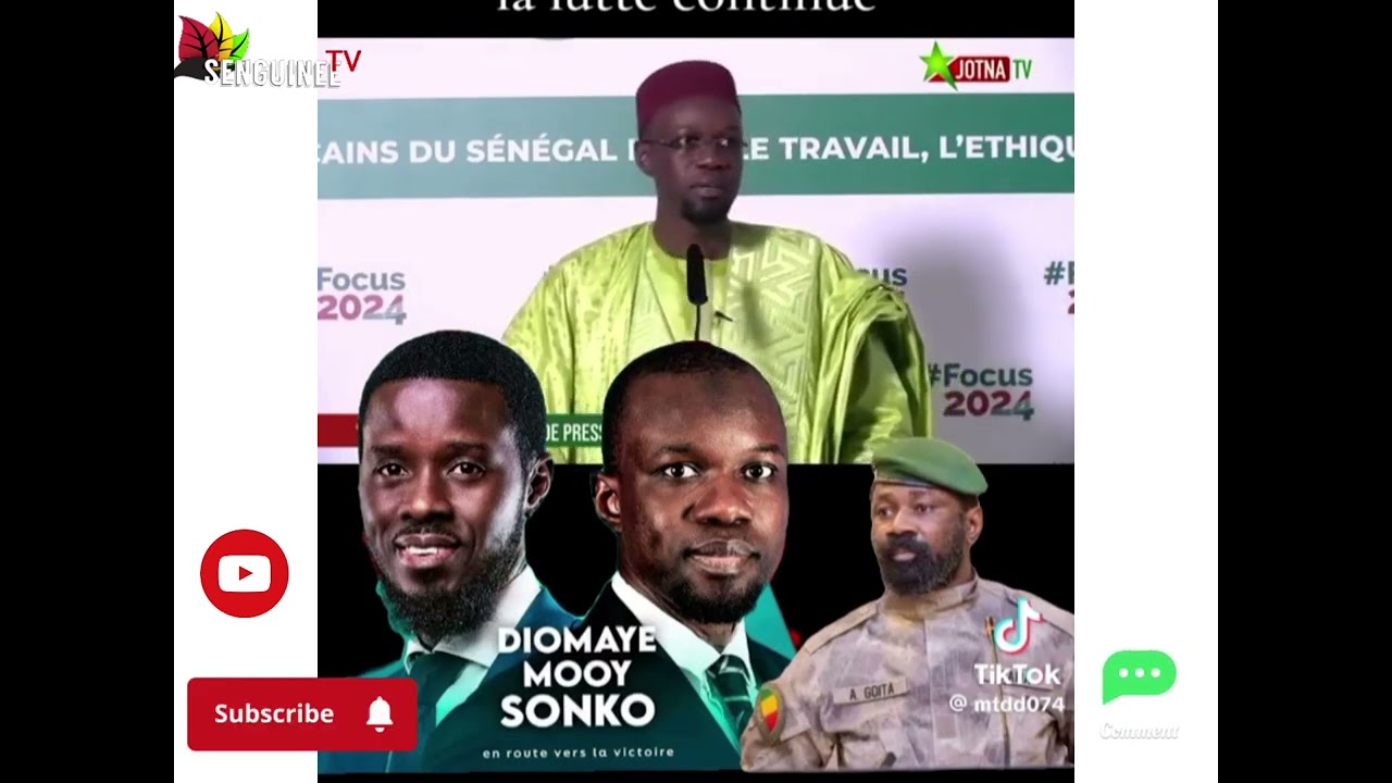 La Discours de Ousmane Sonko  @SenbuzzTV @Senegal7tv @DAKARBUZZTV