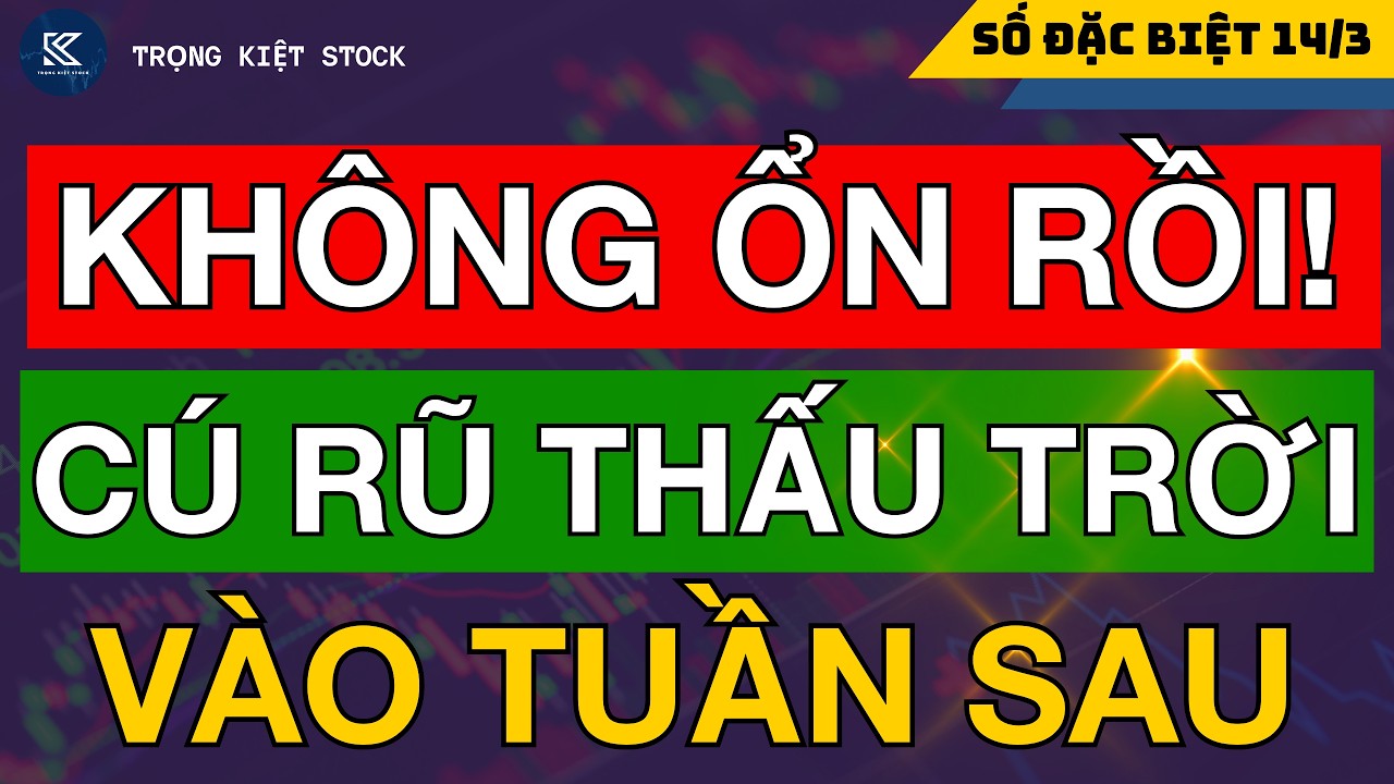 🔴 CHỨNG KHOÁN HÔM NAY|KHÔNG ỔN RỒI - CÚ RŨ THẤU TRỜI VÀO TUẦN SAU - CƠ HỘI SINH RA TRONG KHỦNG HOẢNG
