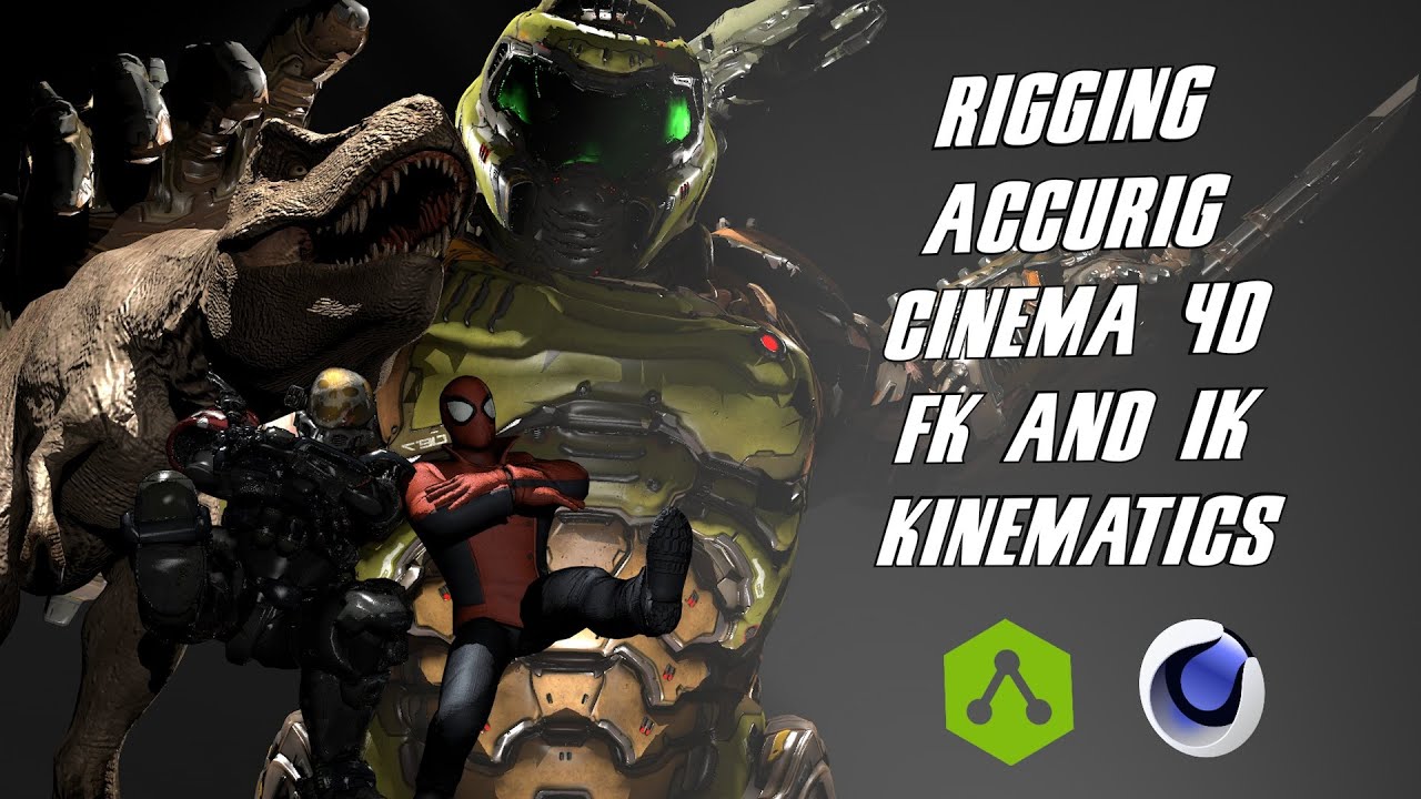 [TUTORIAL V2.0] Создание RIG`а ACCURIG и CINEMA 4D