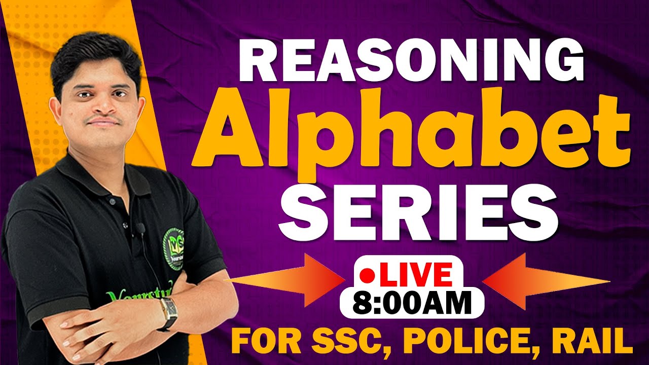 Reasoning alphabet series | Reasoning for Competitive Exams | police, ssc, rail