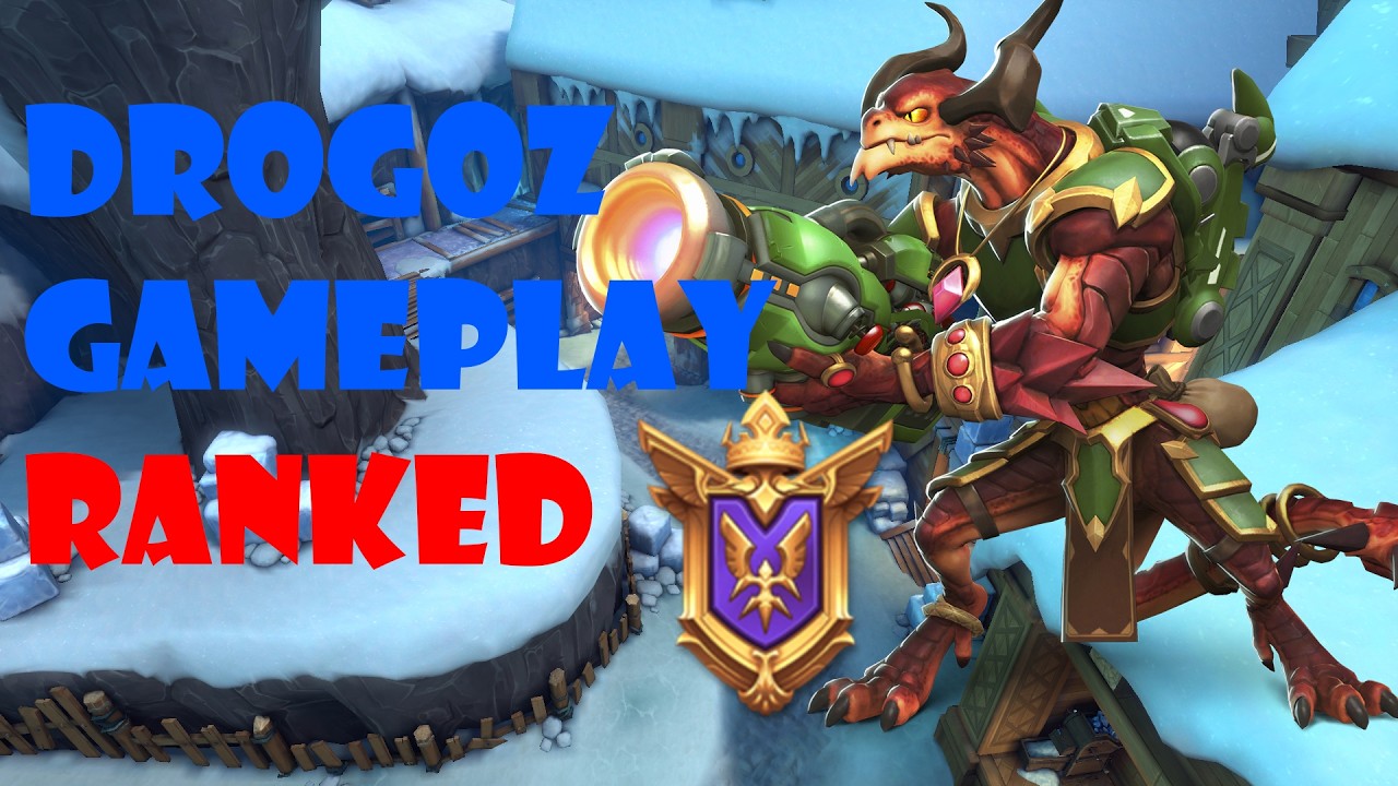 Paladins Drogoz ranked gameplay - 200k dmg
