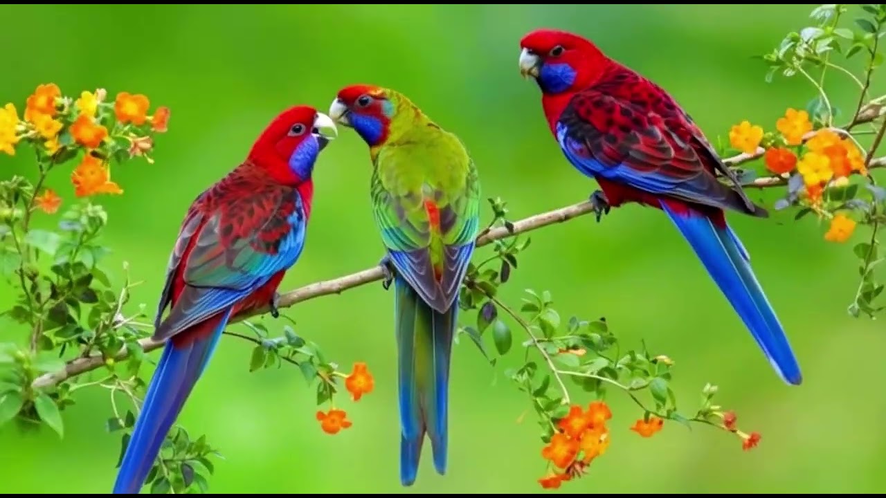 “Calm your mind with soothing flute and nature sounds 🕊️💧” #relxing #birds