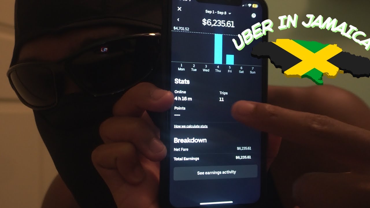 I made $$$ in just 4hrs UBERING in Jamaica| Is it worth it?