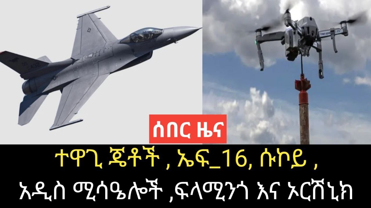 ተዋጊ ጄቶች፡ ኤፍ -16 እና ሱኮይ፣አዲስ ሚሳዔሎች፡ፍላሚንጎ እናኦርሽኒክFighter jets:F-16, Sukhoi, missiles:Flamingo,Orshnik
