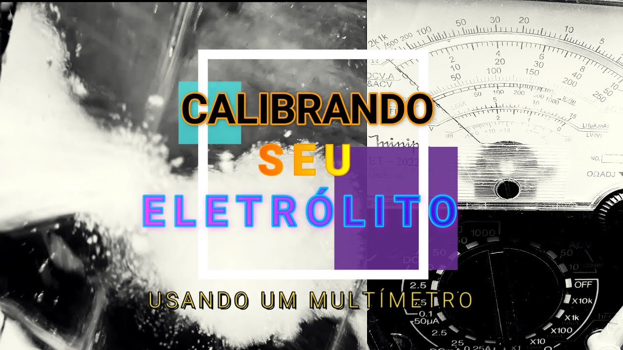 HHO | Hidrogênio Veicular | Como calibrar seu eletrólito com um multímetro