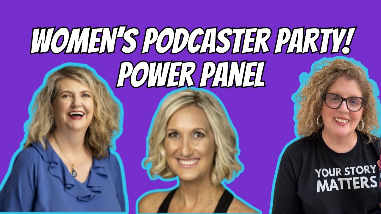 Women's Podcaster Party Networking Event for Podcasters and Podcast Guests Power Panel June 18, 2025