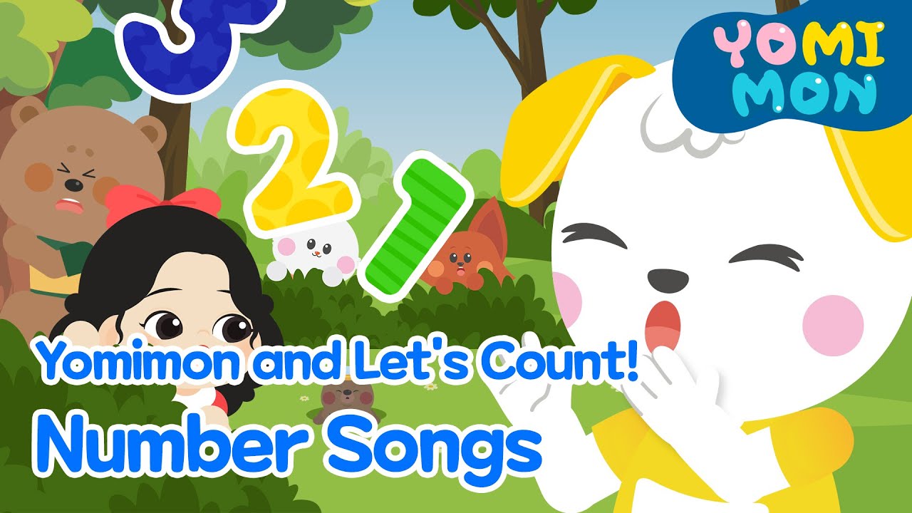 Number Songs🔢 Yomimon and Let's Count! | Best Kids Songs | YOMIMON🎈