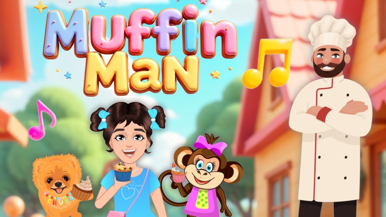 The Muffin Man | Most Popular Nursery Rhymes | Songs for Kids