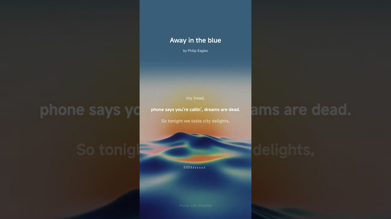 'Away in the blue ' Snap22 