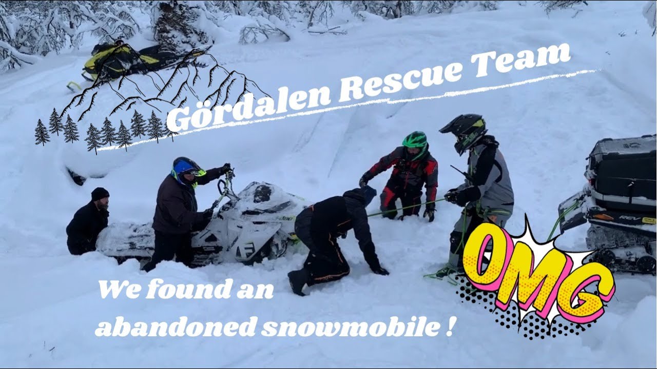 Gördalen Rescue Team - vi hittar en övergiven snöskoter