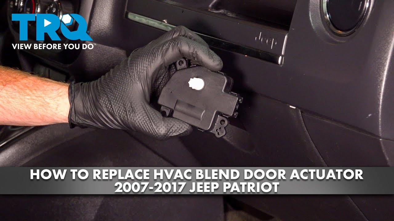 Как заменить привод заслонки смесителя HVAC на Jeep Patriot 2007-2017