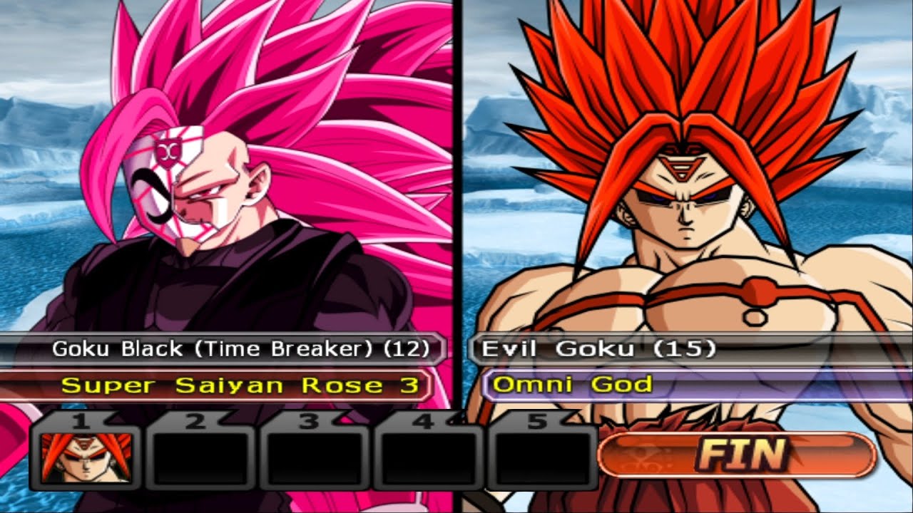 Plan: Cero Humanos... XENO BLACK GOKU SUPER SAIYAJIN ROSE 3 vs EVIL GOKU OMNI GOD | DBZ BT3