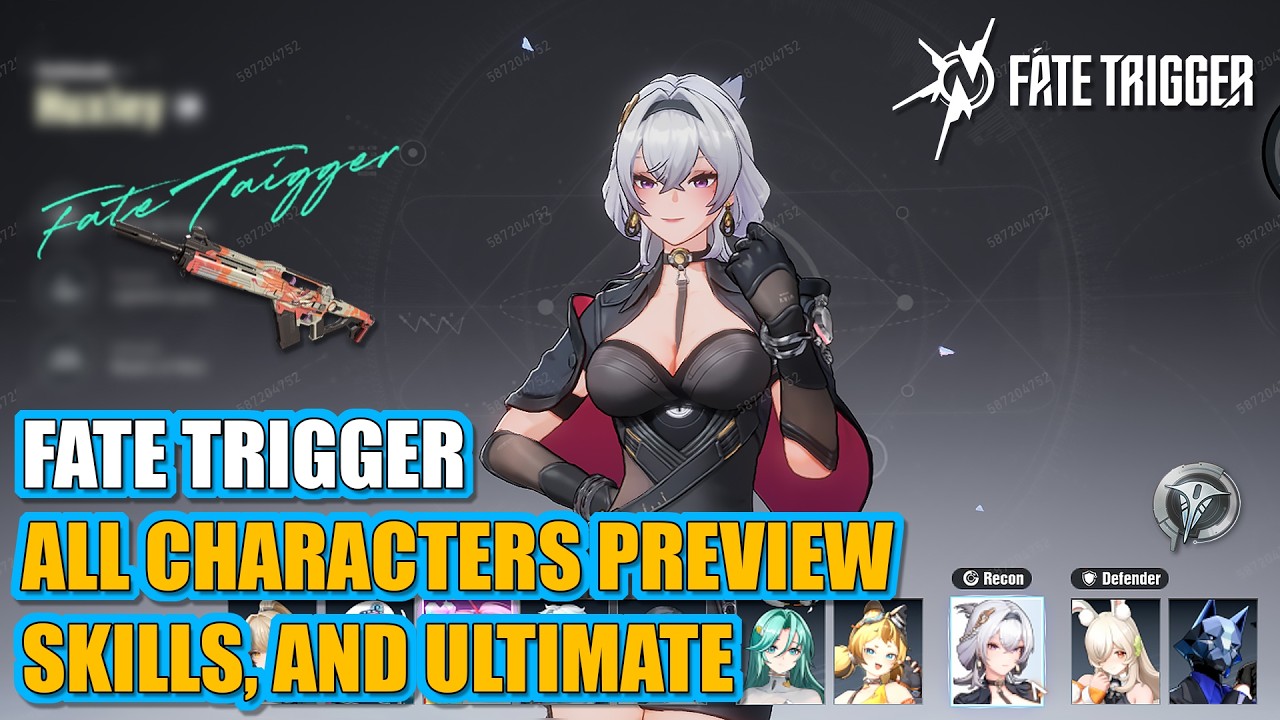 Fate Trigger Demo Version&ndash; All Characters Preview (Skills, Ultimate Animation) Anime Shooter