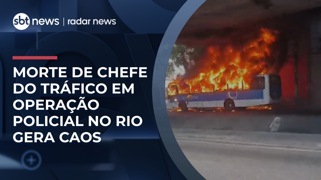 'Jiló', chefe do tráfico no Rio, e outros 7 são mortos em operação policial | #RadarNews