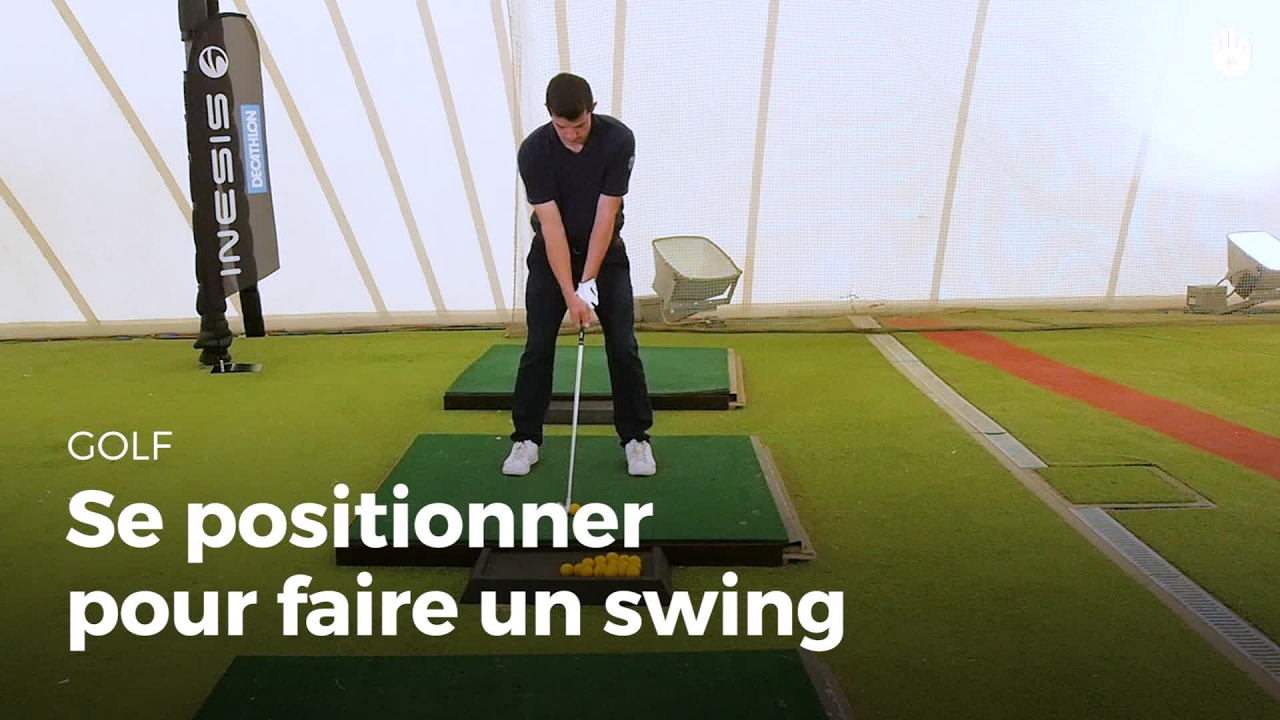 Apprendre à se positionner au swing : l'adresse | Golf