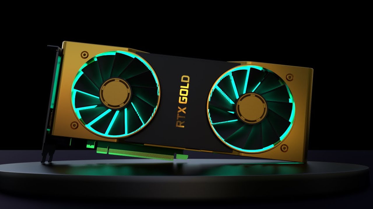 New nvidia gpu 2020 RTX GOLD announce (fake from fun)