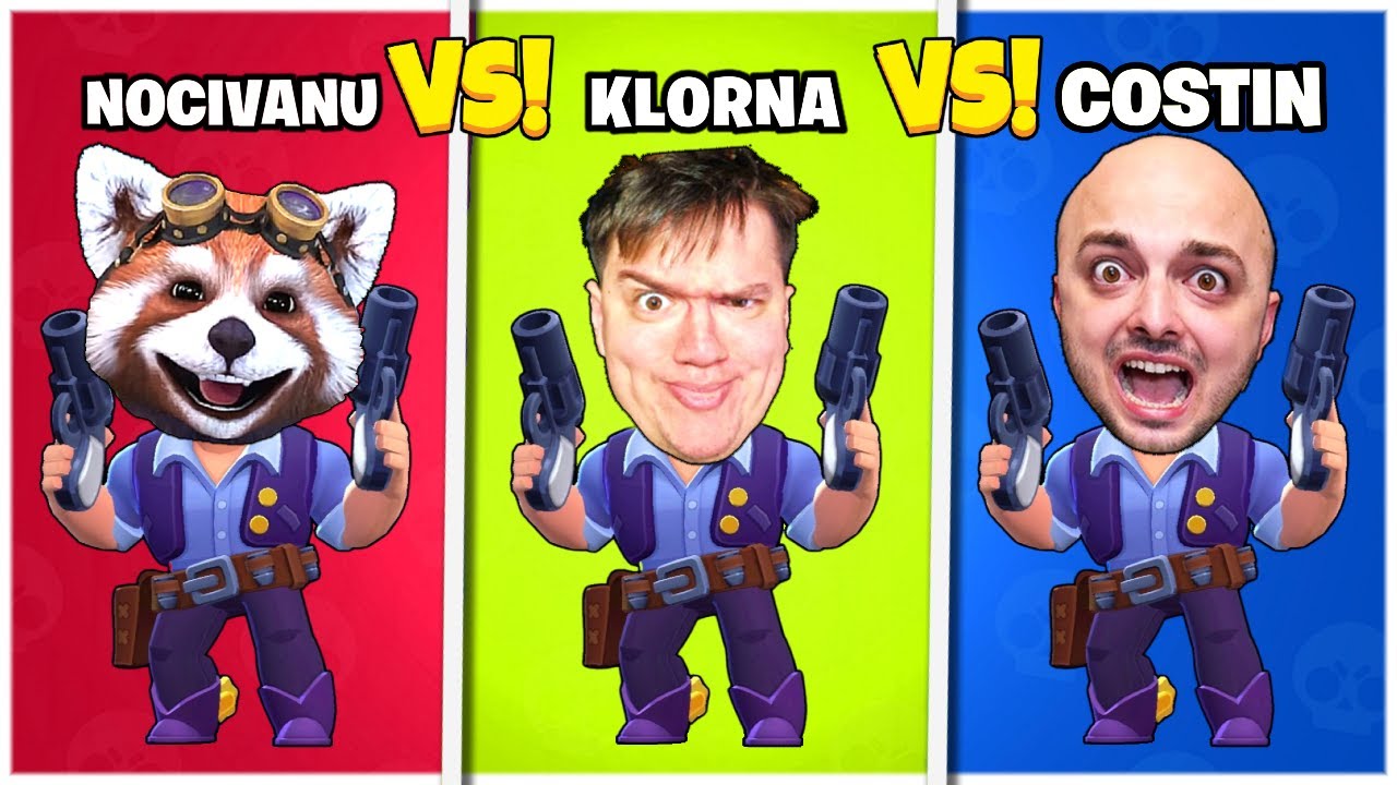 1VS1VS1 cu ACELASI BRAWLER contra KLORNA SI COSTIN !