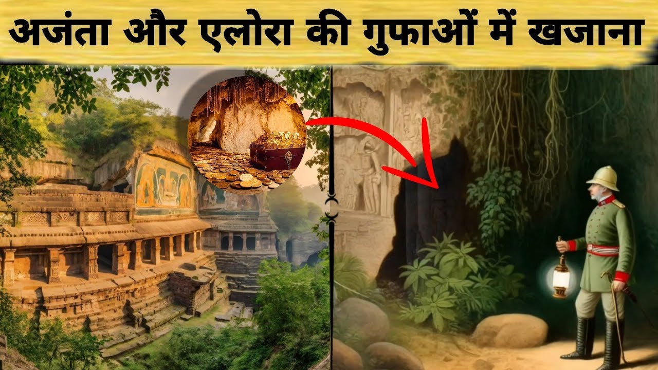 अजंता और एलोरा की गुफाओं में खजाना | Treasure in the caves of Ajanta and Ellora