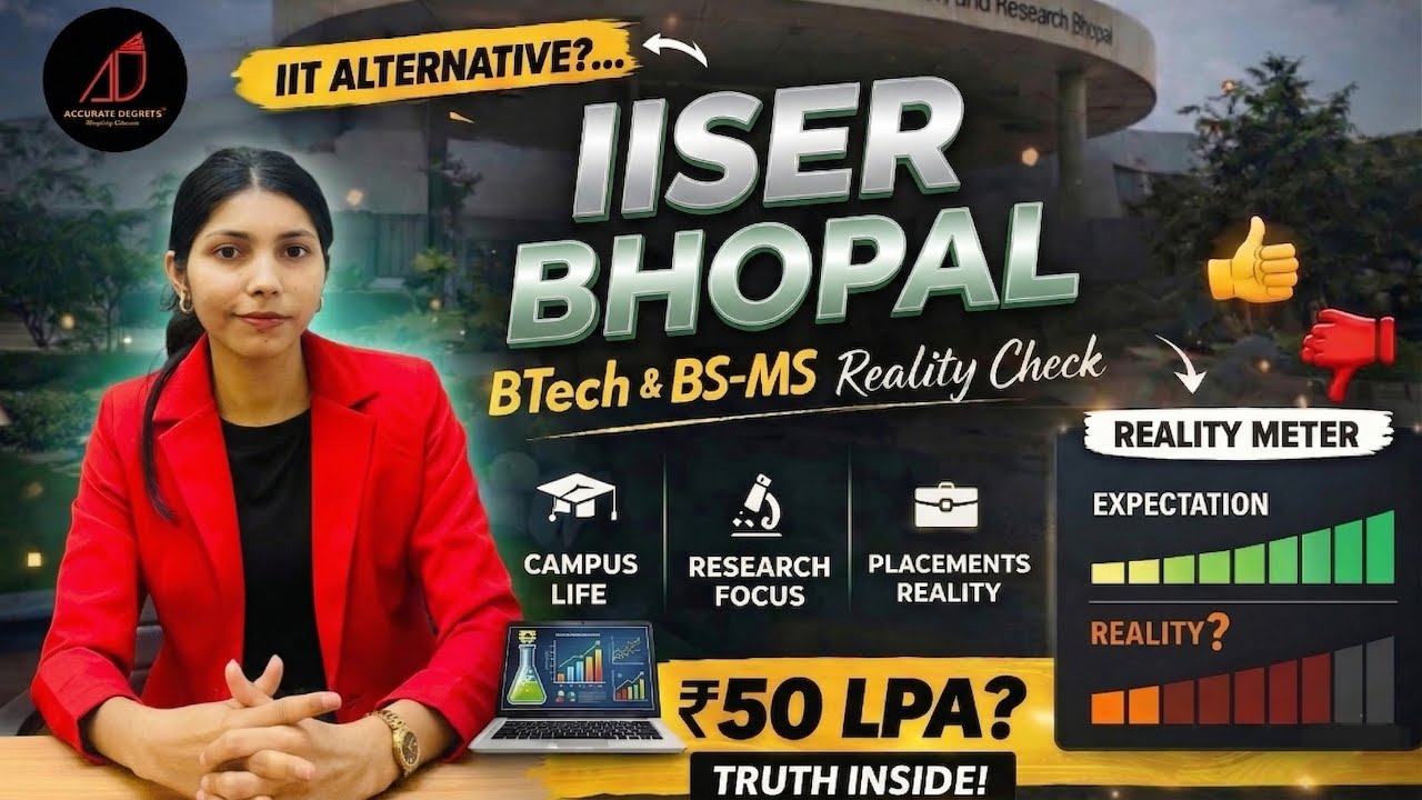 IISER BS-MS & BTech Full Guide 🔥 | Campuses, Fees, Placements, Research & Admission Process