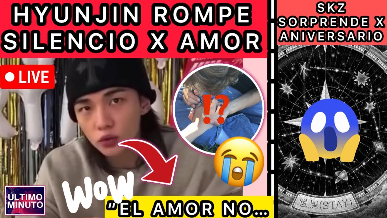 INCREÍBLE!🔴HYUNJIN DA A CONOCER ESTO SOBRE EL AMOR!🚨/SKZ SORPRENDE X ANIVERSARIO😱/Noticiasdekpop