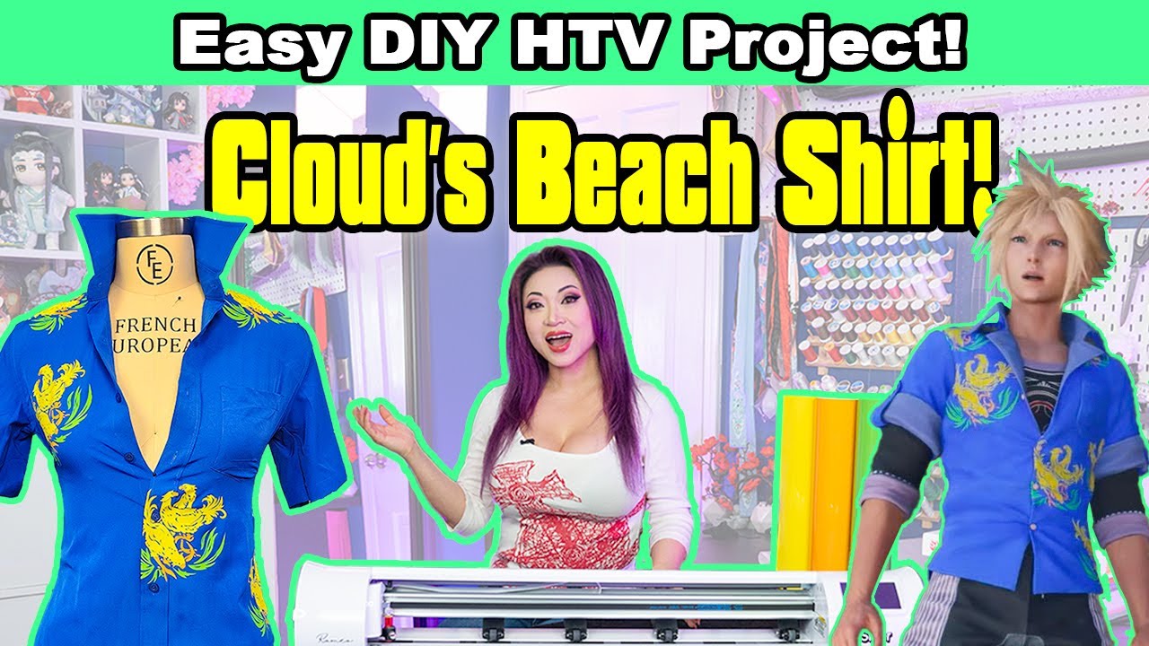 DIY Tutorial! Cloud's Chocobo Shirt From Final Fantasy 7 Remake!