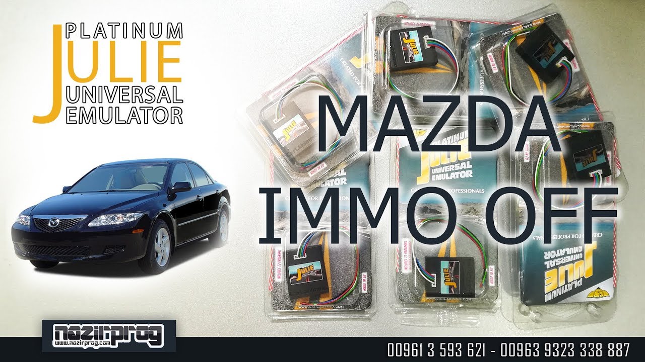 Mazda Gasoline IMMO OFF with the Julie Emulator | NazirProg