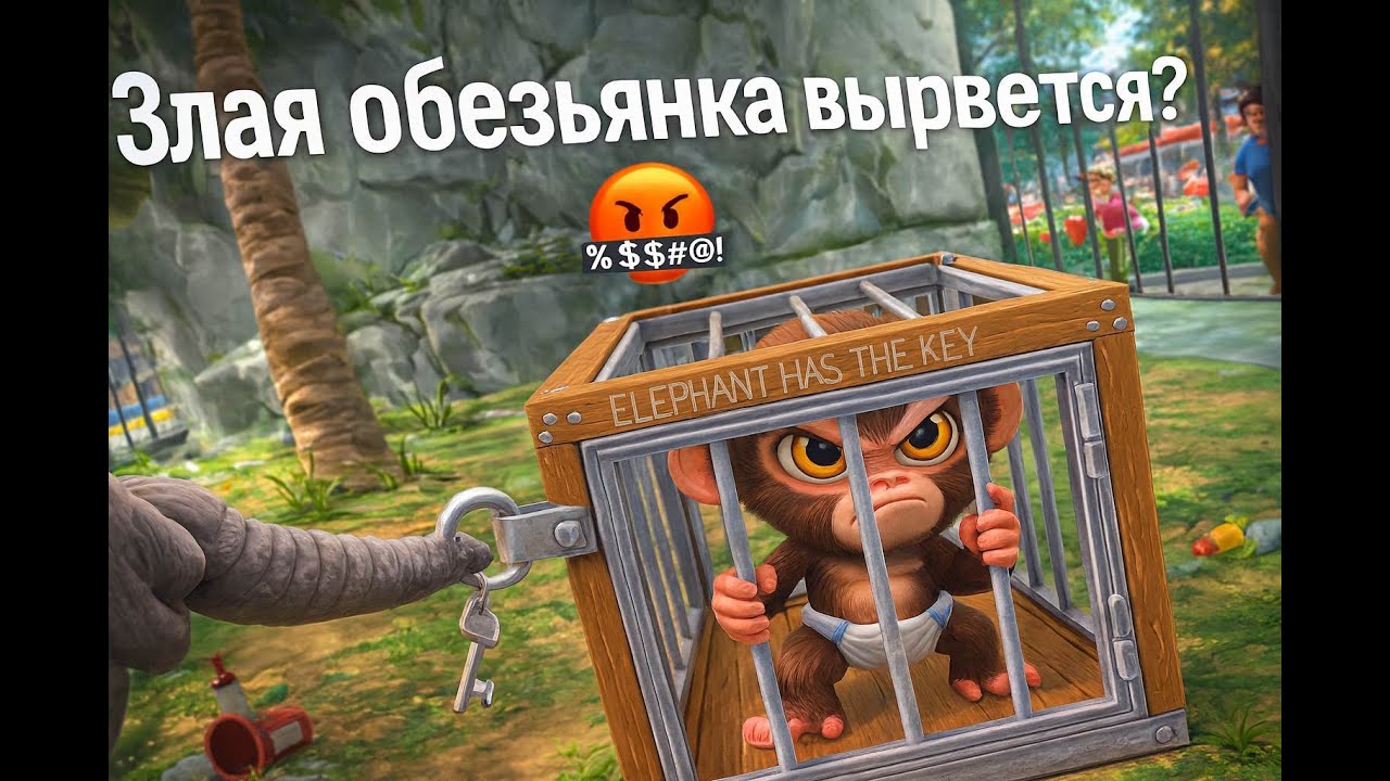 ПОЛНЫЙ ХАОС В VR: I Am Monkey/Часть 1