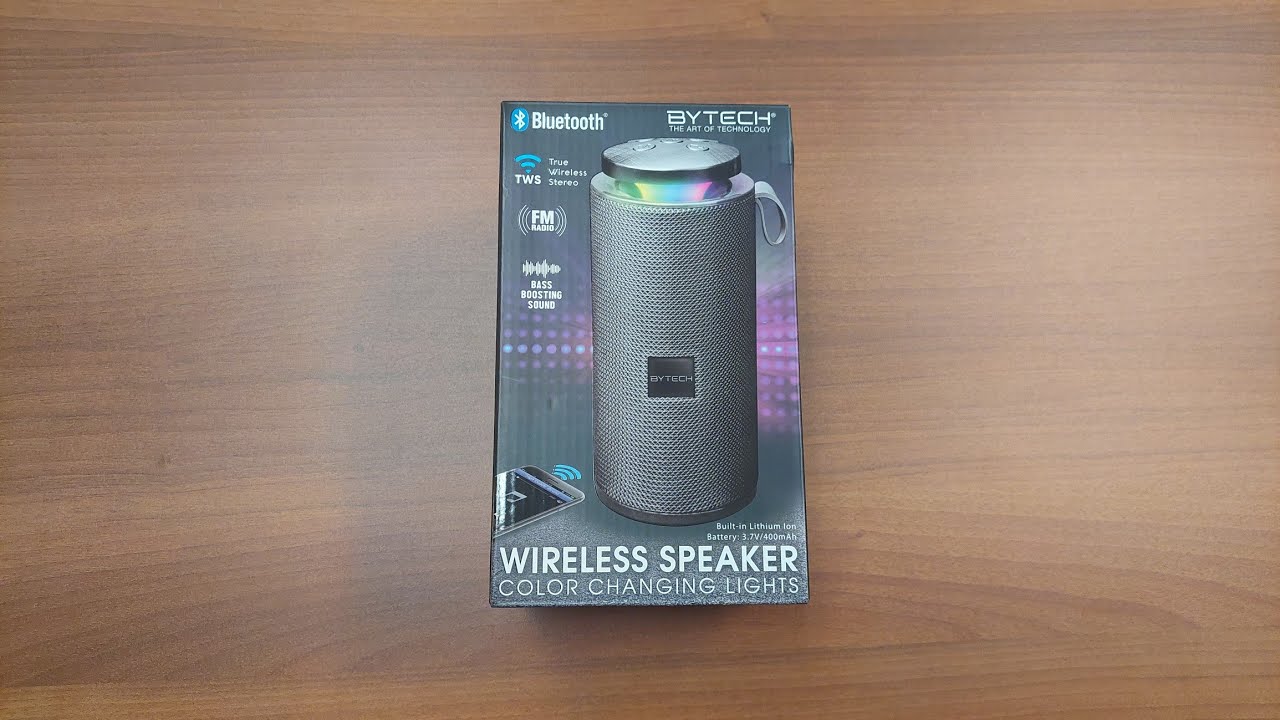 BYTECH two wireless color speaker