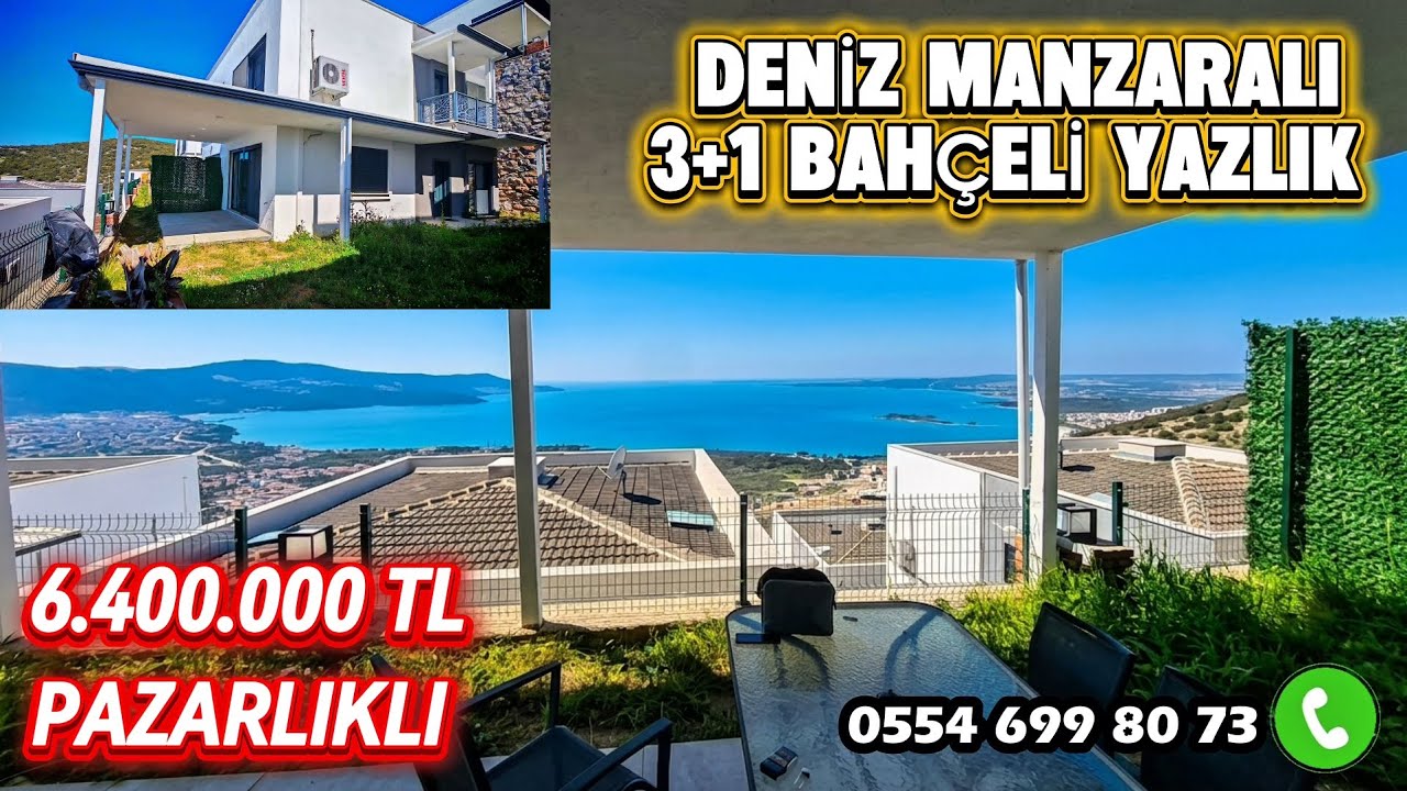 Bah&ccedil;eli Manzaralı Havuzlu Yazlık #satılık #satılıkvilla #satilikvillalar #villa #villaturu #evturu 