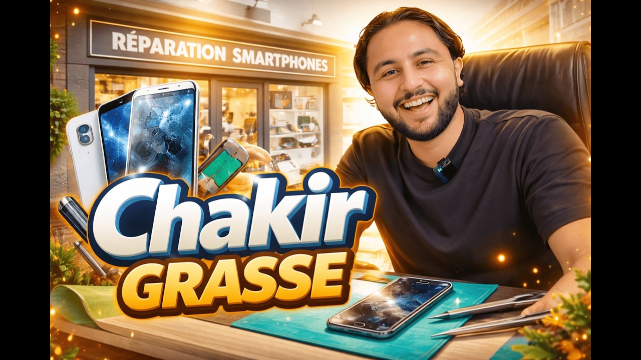 Formation Technicien smartphone , Chakir ouvre sa Boutique à Grasse 📍🏢 !