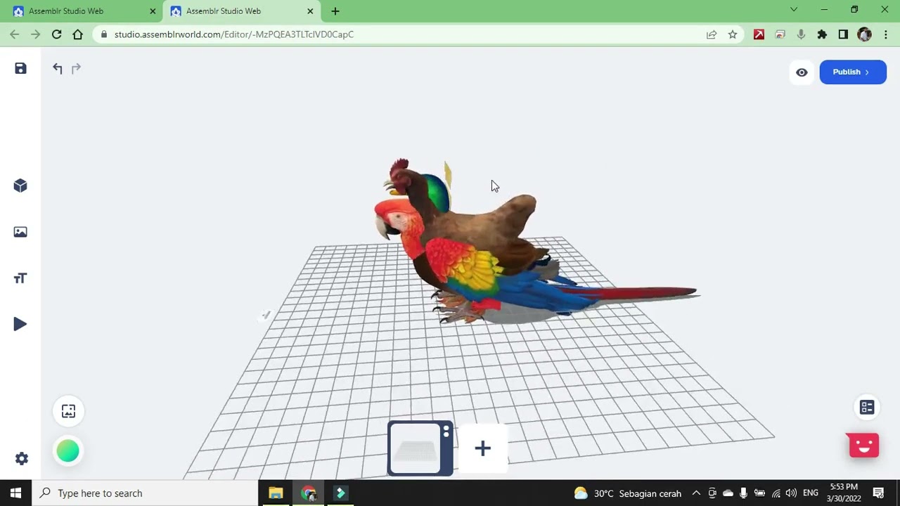 Tutorial Assemblr : Membuat Tombol Menu Sederhana di Project Assemblr