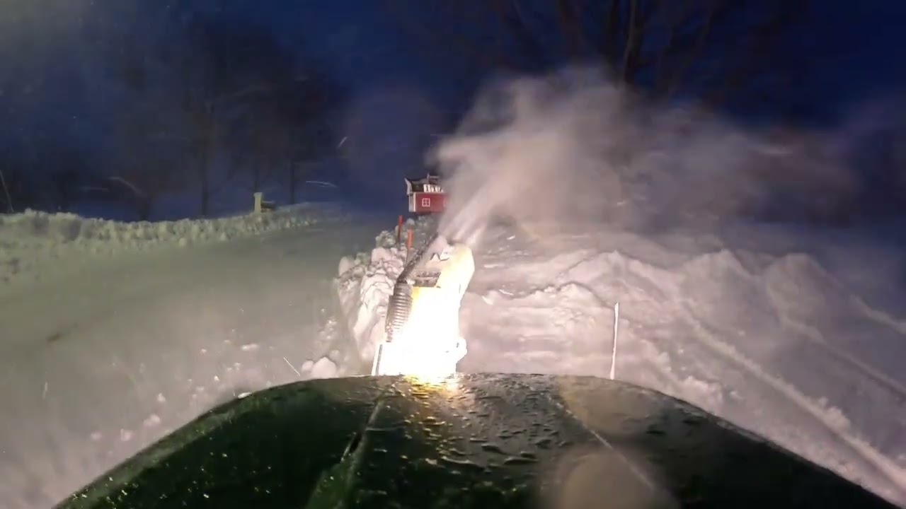 Southern New England 2026 Blizzard - John Deere X738 Snow Blowing