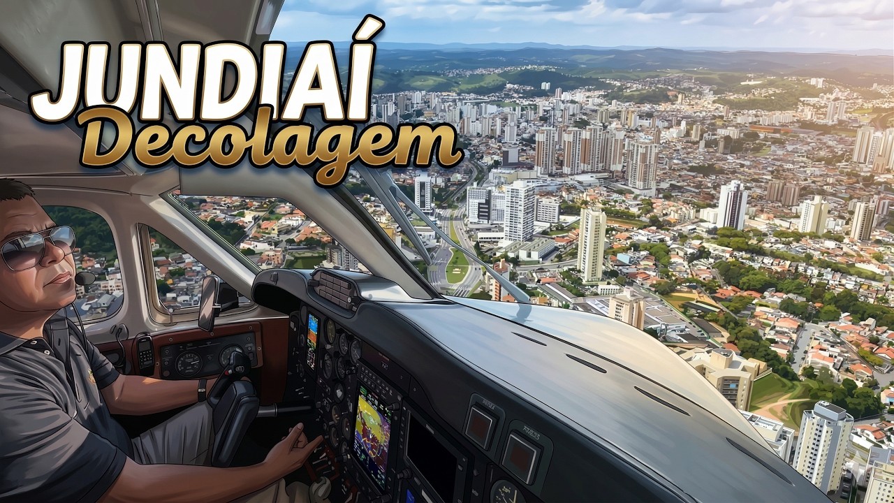 BEM-VINDOS A BORDO! APERTEM OS CINTOS, AUTORIZADOS PARA DECOLAGEM EM JUNDIAÍ!