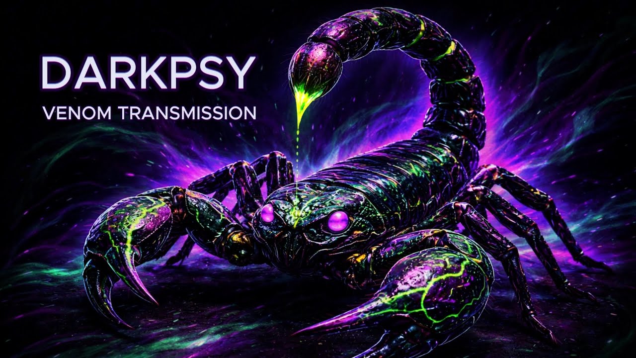 Venom transmission | Dark Psytrance | Psy music by Psycogoa #darkpsy #psytrance #psychedelic #trance