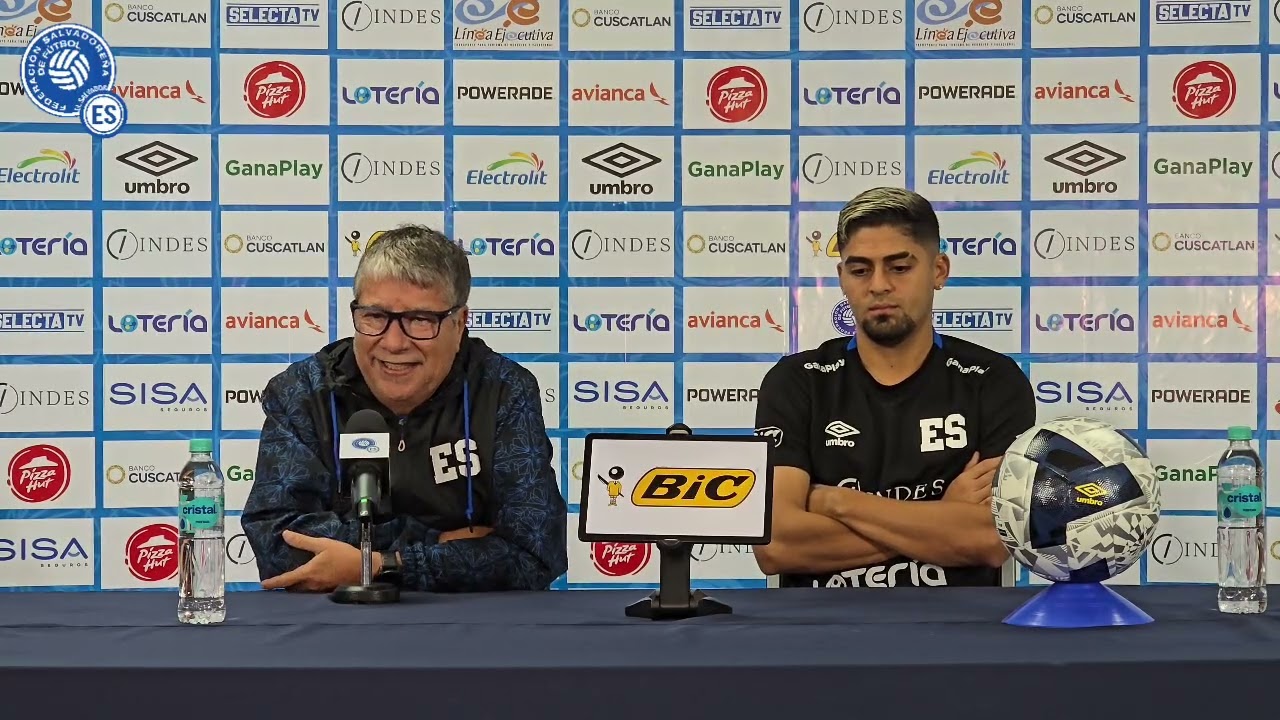 Conferencia de Prensa Selecci&oacute;n de El Salvador 