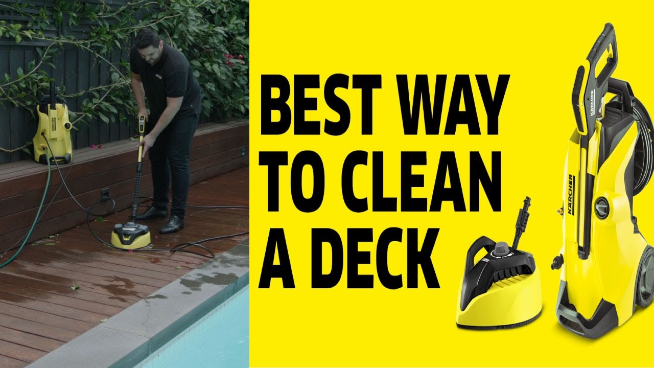How to Clean a Deck Quickly | K&auml;rcher Pressure Washer & Surface Cleaner Combo