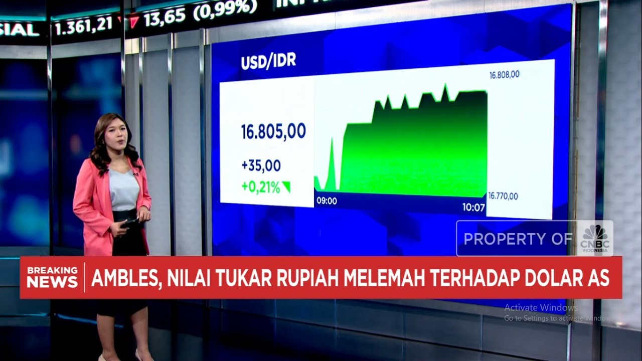 Rupiah Melemah Lawan Dolar AS Hingga IHSG Tinggalkan Level 9.000