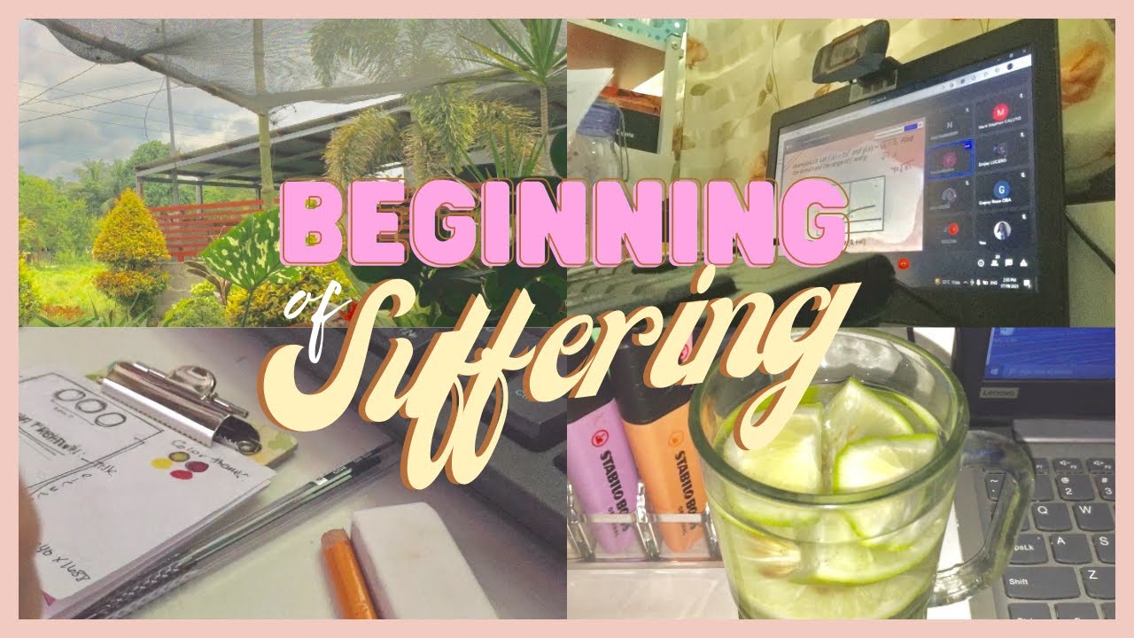 💻📚Back to Online Class again | preparing for online class + sketching layout ~