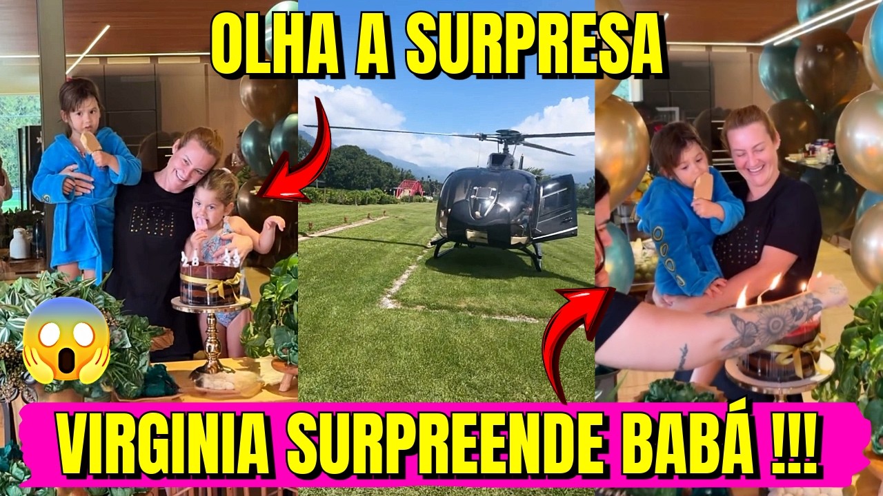 QUE SURPRESA! Virginia Surpreende Babá das Filhas!