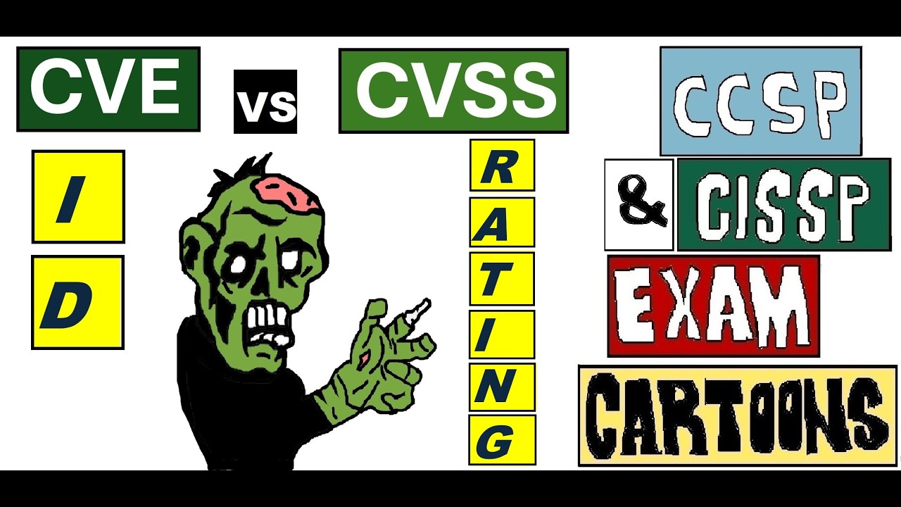 CISSP CCSP Vulnerability Scoring CVE vs CVSS Simplified #cve #cvss #cissp #ccsp #vulnerability