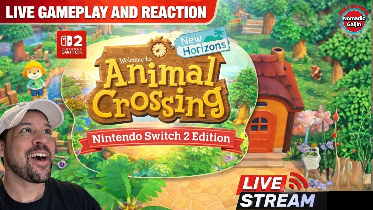 Animal Crossing New Horizons Live Gameplay Switch 2