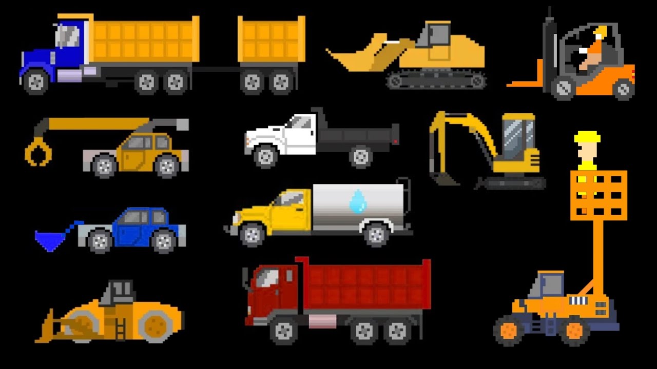 Construction Vehicles 3 - @TheKidsPictureShow