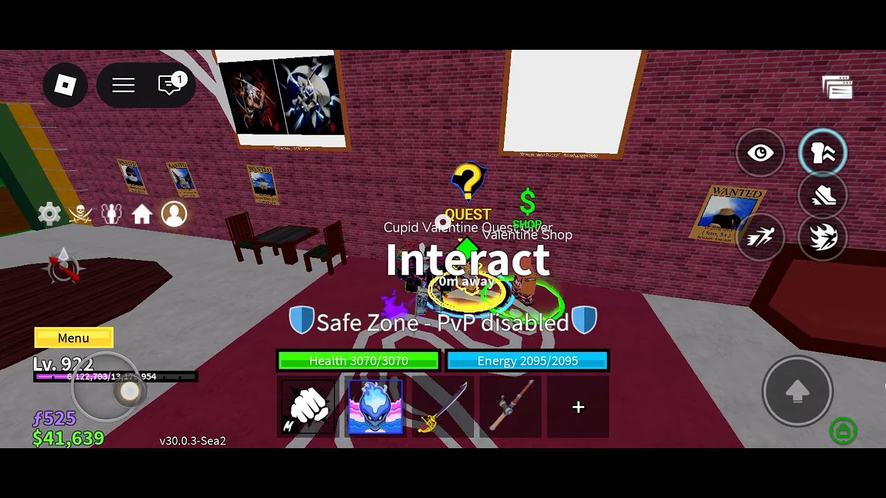 PLAYING BLOX FRUITS VALANTINES EVENT + GRINDING WITH GAS FRUIT