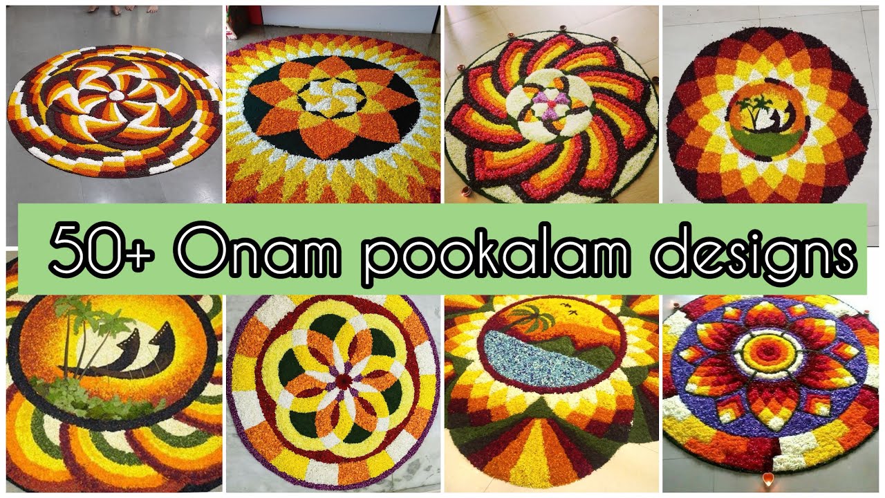 50+ Onam Pookalam Designs 2024 || Onam pookalam || Onam 2024 #onam #onamspecial