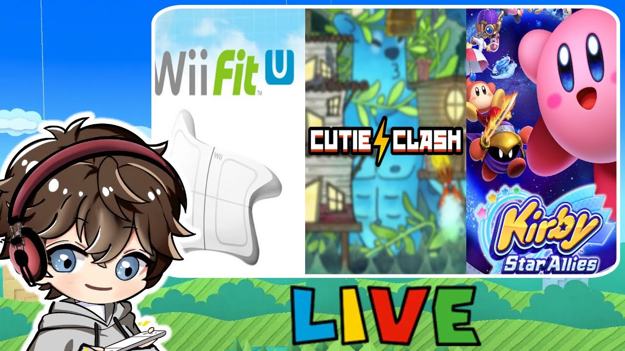 12-6-23 | Wii Fit U (Multiplayer,) Cutie Clash, & Kirby Star Allies (Guest Star ???)
