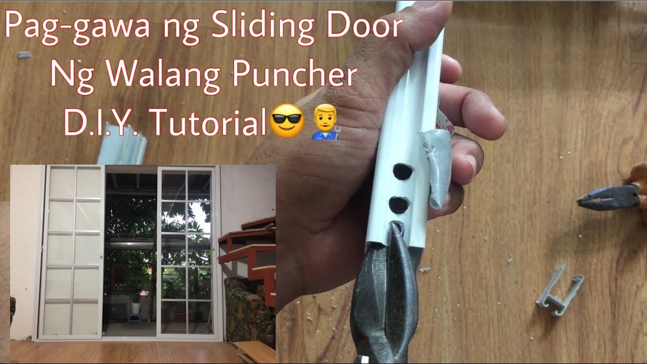 You can make Aluminum sliding door 798 series without Puncher, HOW? D.i.y tutorial😎👨‍🔧