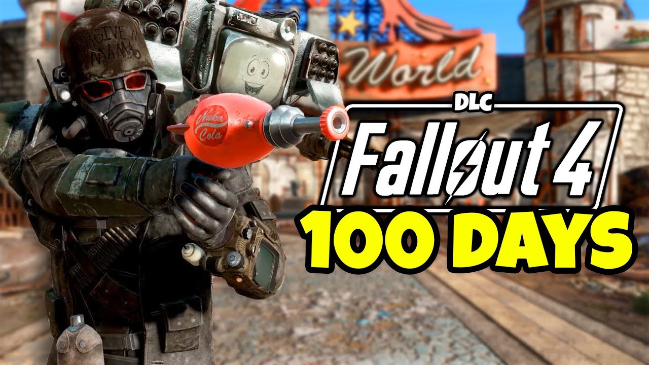 I SPENT 100 Days in Fallout 4 Survival Mode Completing All DLC's As An NCR Veteran (Fallout 4 Movie)