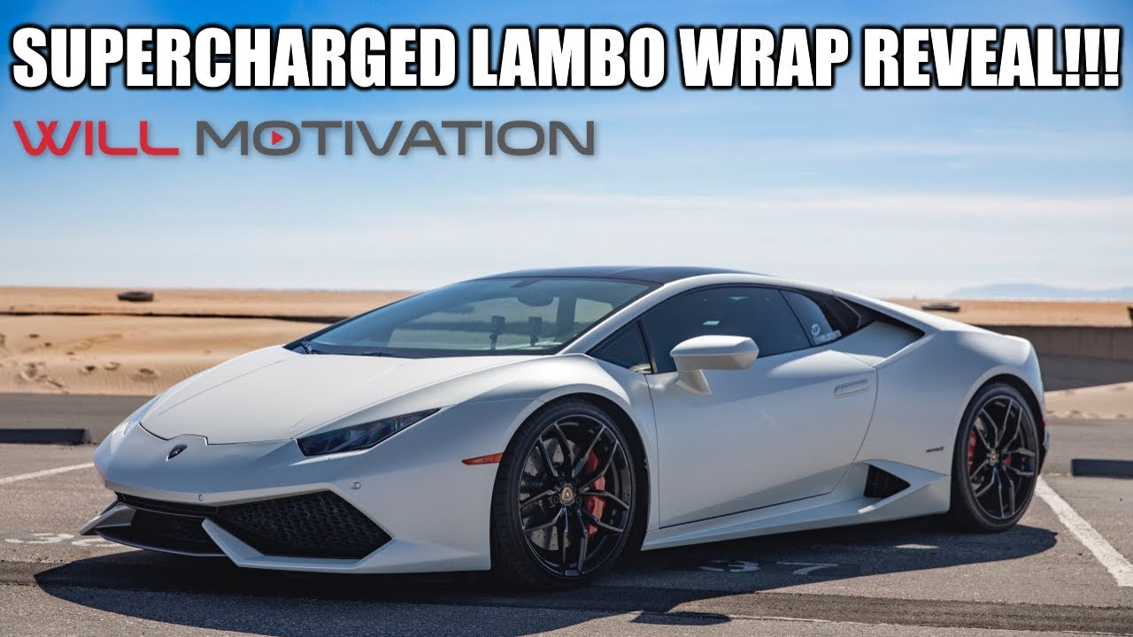 NEW WRAP REVEAL ON MY SUPERCHARGED LAMBORGHINI HURACAN!