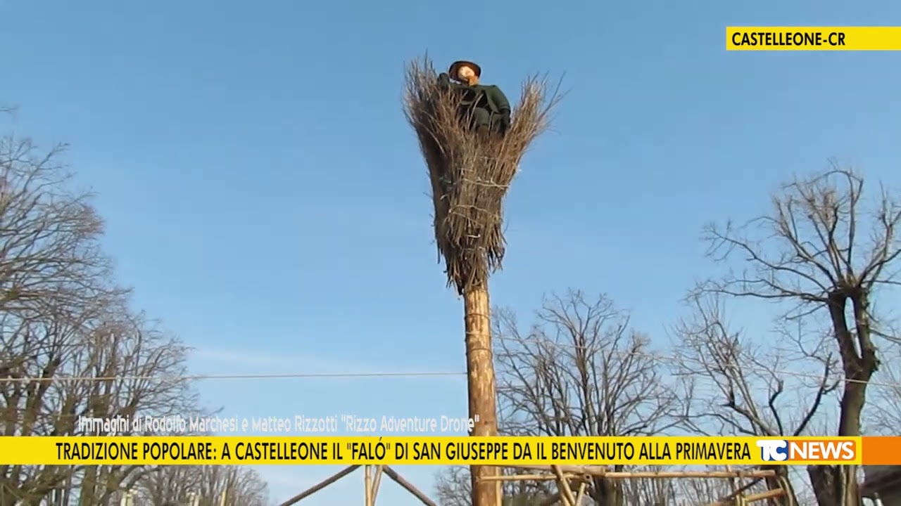 Tradizione popolare: a Castelleone il ‘falò’ di san Giuseppe’ da’ il benvenuto alla primavera