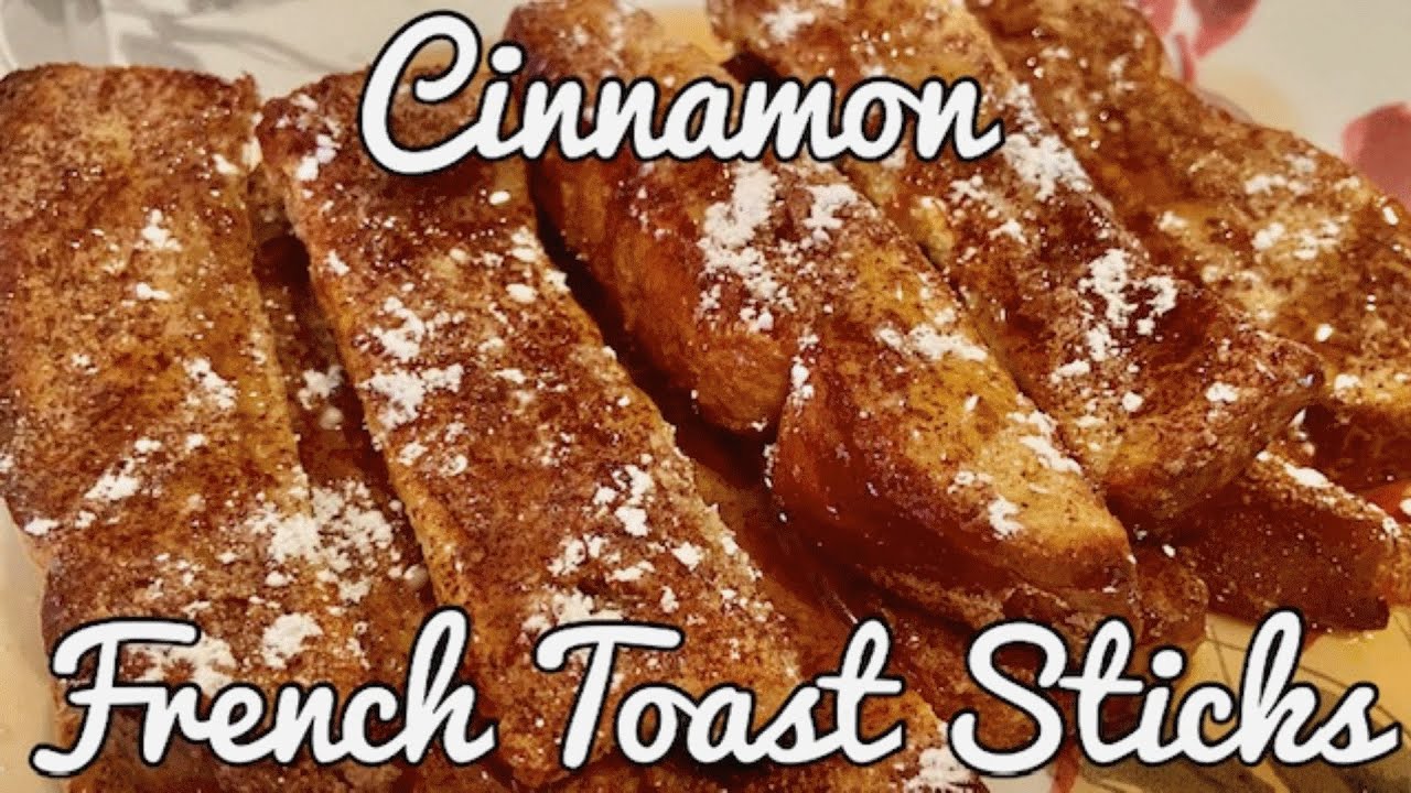 CINNAMON FRENCH TOAST STICKS *AIR FRIED IN THE NINJA FOODI